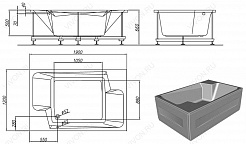 Kolpa San Акриловая ванна Nabucco BASIS – фотография-3