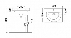 Kerama Marazzi Тумба с раковиной BUONGIORNO 60 белая с 2 ящиками – фотография-3