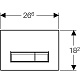 Geberit Кнопка смыва Sigma 40 115.600.SJ.1 с системой очистки воздуха – фотография-12