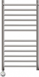 Point Полотенцесушитель электрический П11 400x800 PN10148SPE с полкой хром – фотография-3
