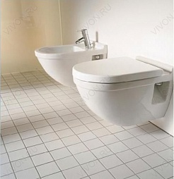 Duravit Унитаз подвесной Starck 3 2200090000 с микролифтом – фотография-2