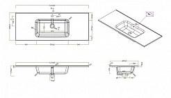 BelBagno Тумба с раковиной ETNA 1200 Rovere Nature – фотография-3