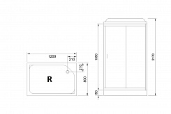 Royal Bath Душевая кабина RB 8120HP7-WC-CH-R – фотография-5