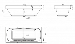 BelBagno Акриловая ванна BB104-180-80 – фотография-2