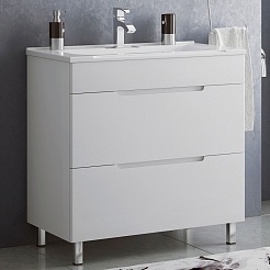 Corozo Мебель для ванной Мадисон 80 Z2 белая – фотография-5