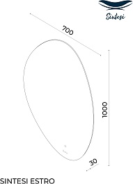 Sintesi Зеркало Estro 70x100 – фотография-12