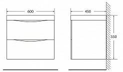 BelBagno Мебель для ванной MARINO 600 Bianco Opaco – фотография-3