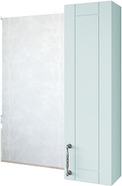 Sanflor Зеркальный шкаф Глория 65 R серый матовый – фотография-1
