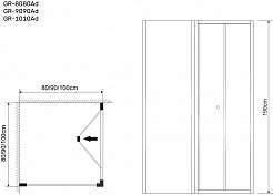 Grossman  Душевой уголок Advans GR-9090 – фотография-6