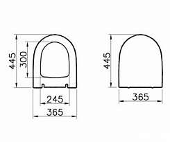 Vitra Крышка-сиденье Sento 120-003-009 с микролифтом – фотография-3