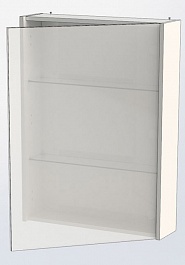 Aquanet Зеркальный шкаф "Франка 65" белый – фотография-6