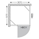 Roltechnik Душевая дверь HBO1/1200 распашная – картинка-12