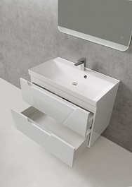 BelBagno Тумба с раковиной VITTORIA 1000 Bianco Lucido – фотография-3