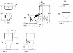 Villeroy & Boch Унитаз-компакт O'Novo 5658 10 01 – фотография-3