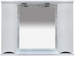 Misty Мебель для ванной Элвис 105 напольная белая – фотография-2