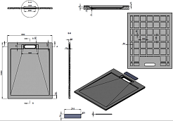 Esbano Душевой поддон Luxe 100x80 ESP-LX108B черный матовый – фотография-5