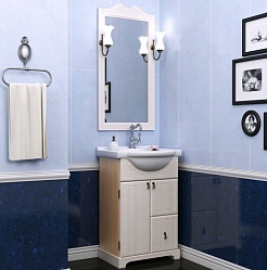 Opadiris Зеркало для ванной Клио 50 беленый бук – фотография-3