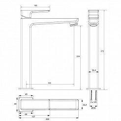 Omnires Смеситель для раковины PM7412CR – фотография-2