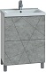 Vigo Мебель для ванной Geometry 2-500 белая/бетон – фотография-14