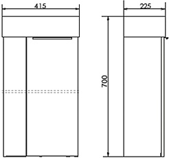 Comforty Мебель для ванной Асти 40 9140 подвесная белая – фотография-10