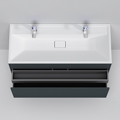 Am.Pm Мебель для ванной Inspire 2.0 120 графит матовый – фотография-7