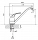Florentina Смеситель FL-01 бежевый для кухонной мойки – фотография-4
