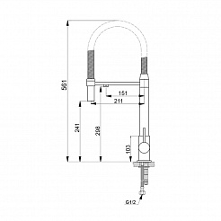 Raiber Смеситель для кухни RF6601 – фотография-2