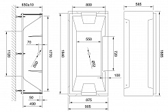 Royal Bath Акриловая ванна Triumph RB 665102 185х87х65 в сборе + смеситель – фотография-6