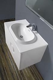 BelBagno Тумба с раковиной ONDA 800 Bianco Lucido – фотография-5