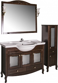 ASB-Woodline Зеркало для ванной Флоренция 105 бук тироль, массив ясеня – фотография-3