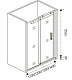 Good Door Душевое ограждение Puerta WTW-110-C-CH  – картинка-6