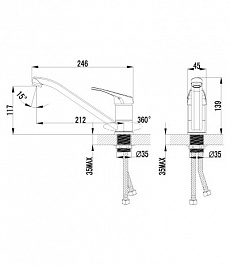 Lemark Смеситель "Partner LM6554C" для кухни – фотография-2