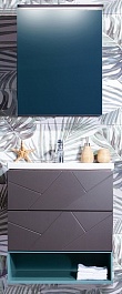 Бриклаер Мебель для ванной Кристалл 60 – фотография-1