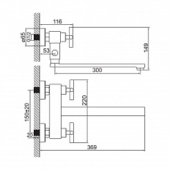 Iddis Смеситель для ванны NATAL 37102T7T12K – фотография-2