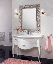 Cezares Мебель для ванной LADY Bianco Perla Frassinato, раковина Jubileum – фотография-1
