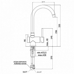 Paffoni Смеситель для кухни Stick SK190ST – фотография-2