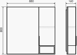 Comforty Мебель для ванной Франкфурт 90 90EMB подвесная бетон светлый/черная – фотография-21