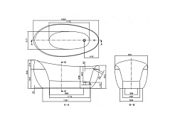 Villeroy & Boch Акриловая ванна "Aveo new generation UBQ194AVE9T1V-01" alpin – фотография-10