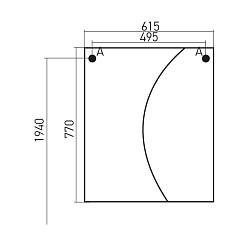 Mixline Мебель для ванной Магнолия 60 R вишня – фотография-5