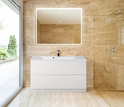 BelBagno Мебель для ванной напольная MARINO 1000 Bianco Lucido, BTN – фотография-7