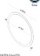 Sintesi Зеркало Callisto 80 черное – фотография-24