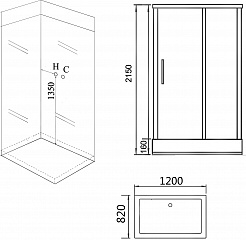 Grossman Душевая кабина 120x80 GR167 – фотография-10