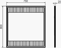 Comforty Мебель для ванной Марсель 75 9110 подвесная белая матовая – фотография-16