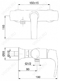 Jacob Delafon Смеситель Symbol E71682-CP – фотография-2