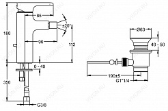 Jacob Delafon Смеситель Singulier E10865-CP – фотография-2