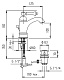 Cezares Смеситель MARGOT-LSM1-A-03/24-Bi для раковины – фотография-4
