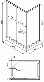 Triton  Душевой уголок Фьюжн А 120x80 – фотография-9