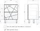 Vigo Тумба под раковину Geometry 2-600 Como бетон – фотография-12