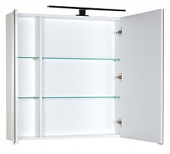 Aquanet Зеркальный шкаф "Эвора 100" сливочный – фотография-3
