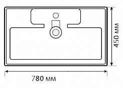  Тумба с раковиной Glass 80 – фотография-4